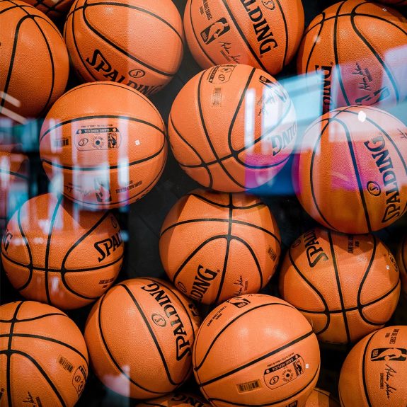 Bälle aus recycelten Kunststoffen