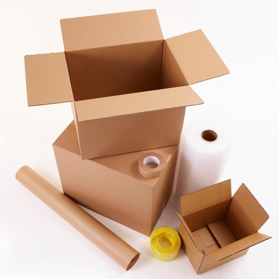 Verpackungsmaterial aus recycelten Rohstoffen