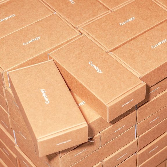 neue Kartons aus recycelten Kartonagen